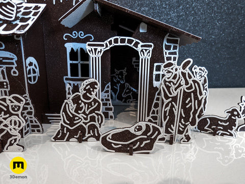 Nativity Scene Kit Card