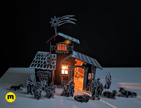 Nativity Scene Kit Card