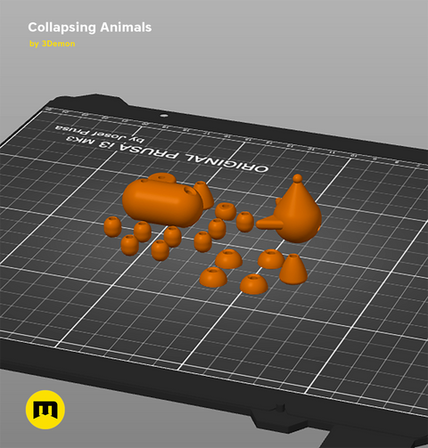 Collapsing Animal Toys