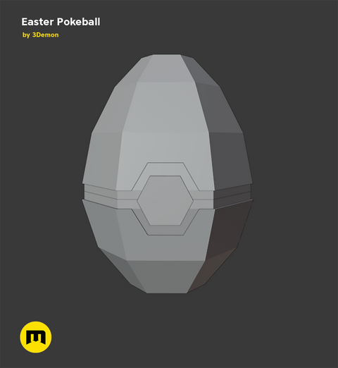 Pokeball Easter Egg Box Decoration