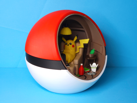 Pokémon Pokéball Diorama