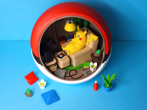 Pokémon Pokéball Diorama