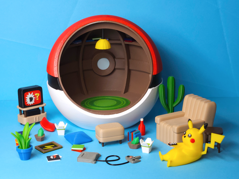 Pokémon Pokéball Diorama