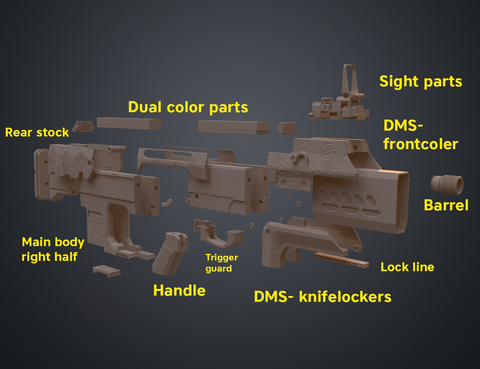 MP-98 Knight SMG - Helldivers 2