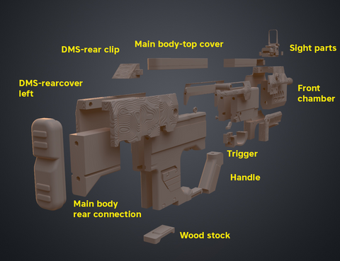 MP-98 Knight SMG - Helldivers 2