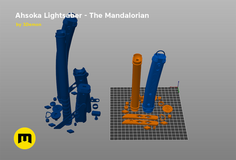 Ahsoka Long Lightsaber - The Mandalorian