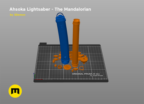 Ahsoka Short Lightsaber - The Mandalorian