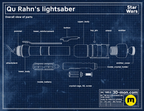 Qu Rahn lightsaber
