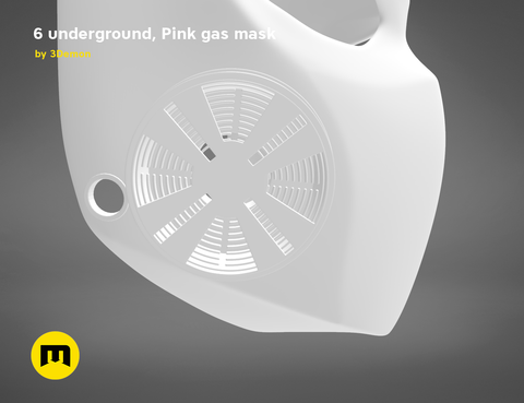 Pink Gas Mask - 6 underground