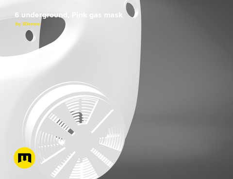 Pink Gas Mask - 6 underground