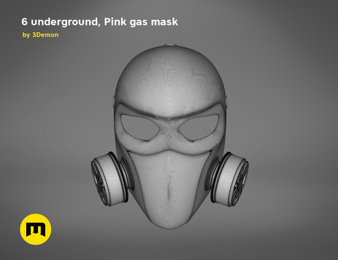 Pink Gas Mask - 6 underground