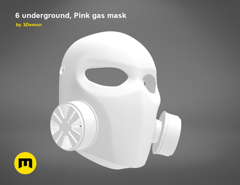 Pink Gas Mask - 6 underground