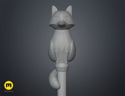Raccoon Palisman Staff - The Owl House