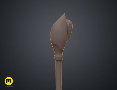Lilith's Raven Palisman Staff - The Owl House