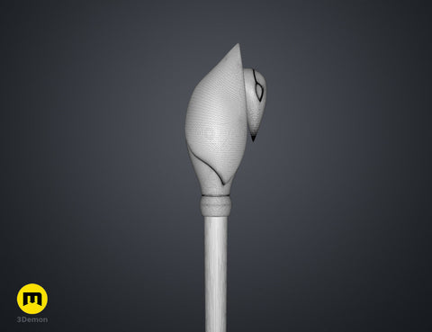 Lilith's Raven Palisman Staff - The Owl House