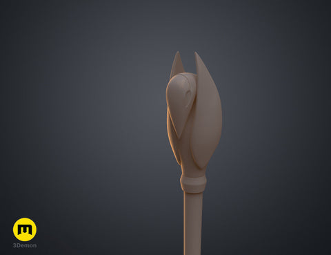 Lilith's Raven Palisman Staff - The Owl House