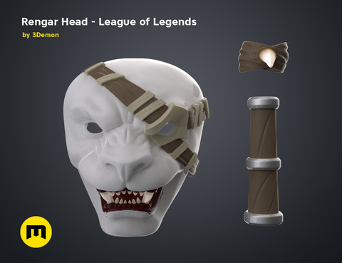 Rengar Head – League of Legends