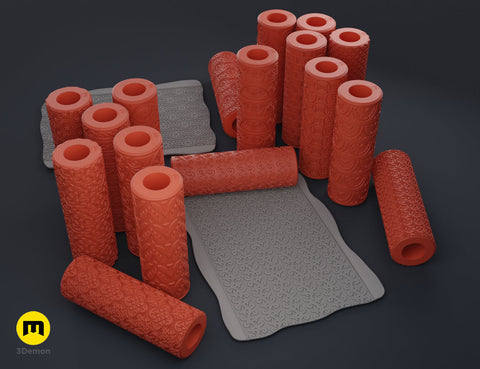 Texture Rollers - Renaissance Wide Patterns