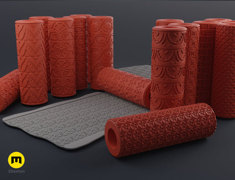 Texture Rollers - Renaissance Wide Patterns