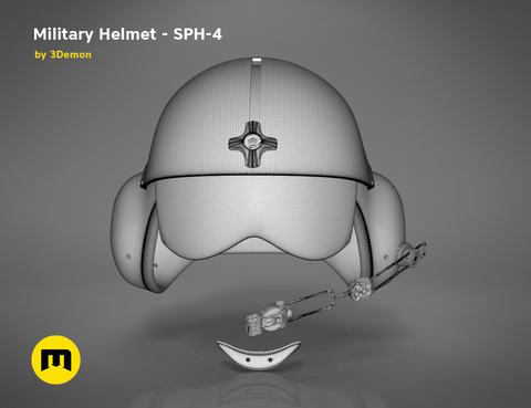 Military Helmet AM-95 And SPH-4