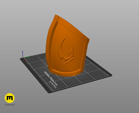 Mandalorian Mudhorn signet shoulder armor