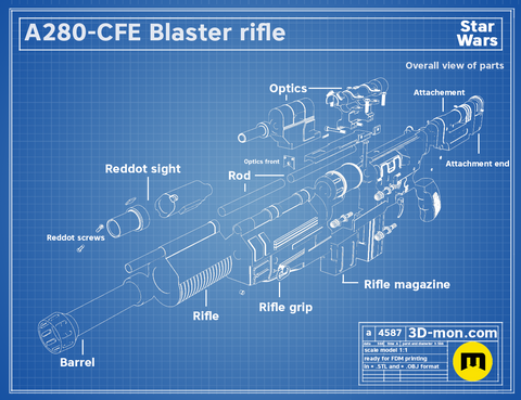 A280-CFE Blaster rifle