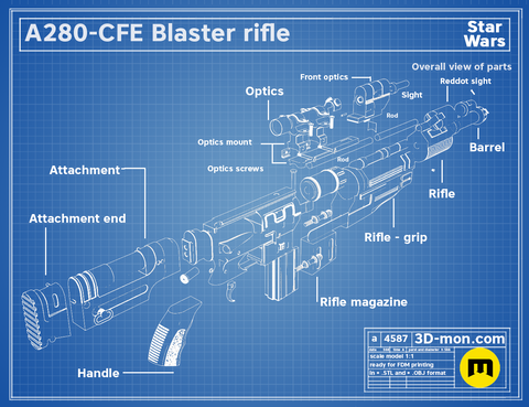 A280-CFE Blaster rifle