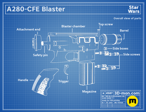 A280-CFE Blaster rifle
