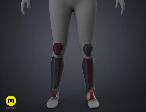 Sabine Wren’s Shin Armor- Ahsoka