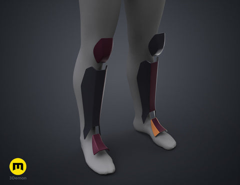 Sabine Wren’s Shin Armor- Ahsoka