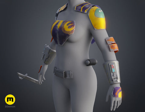 Sabine Wren's armor - Star Wars Rebels