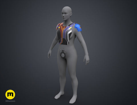 Sabine Wren's armor from Ahsoka