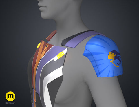 Sabine Wren's armor from Ahsoka
