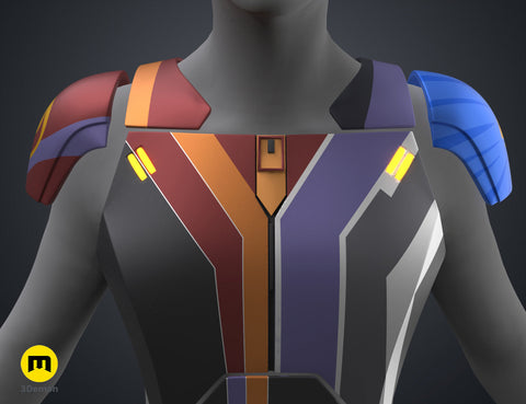 Sabine Wren's armor from Ahsoka