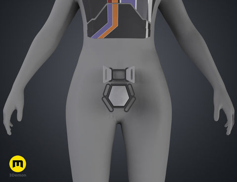 Sabine Wren's armor from Ahsoka