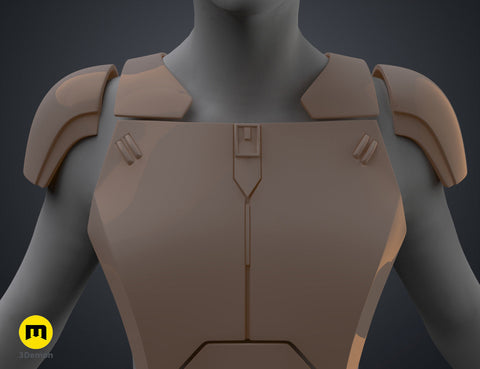 Sabine Wren's armor from Ahsoka