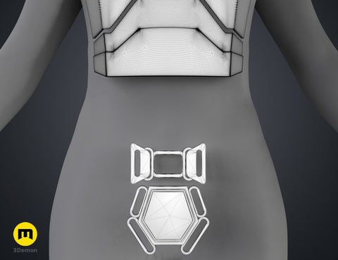 Sabine Wren's armor from Ahsoka