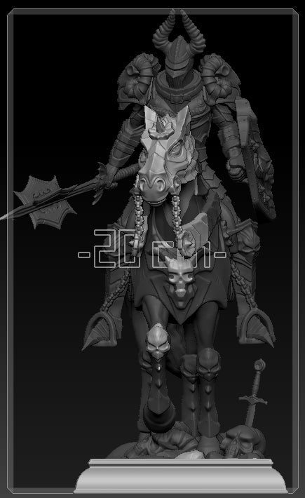 Warrior on Horse Statue