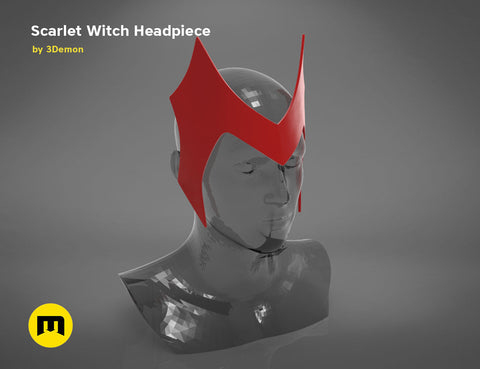 Scarlet Witch Halloween Headpiece