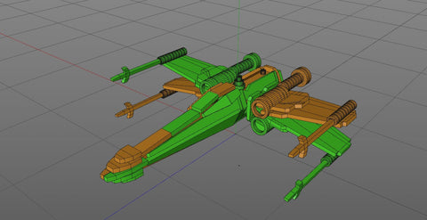 X-wing Cookie Cutters