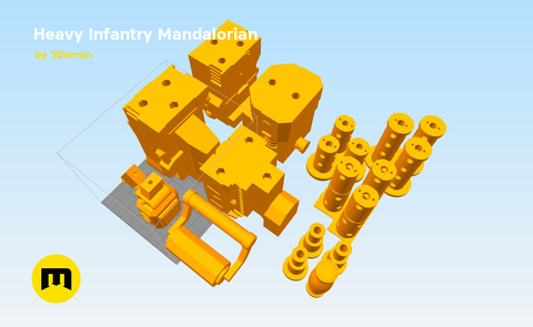 Heavy Infantry Mandalorian Blaster Cannon Paz Vizsla