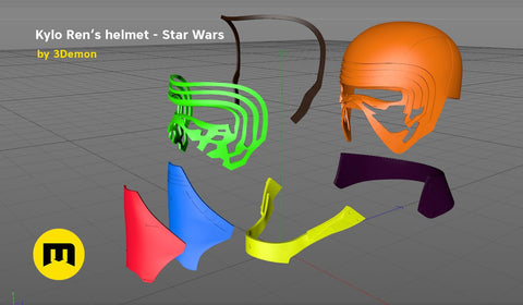 KyloRen's helmet (New) - Star Wars