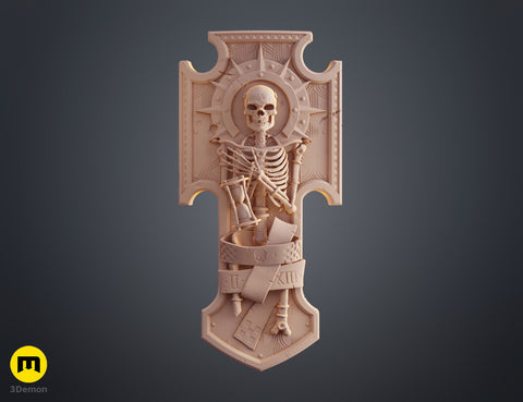 Space Marine Skeleton Storm Shield