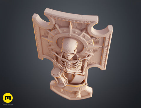 Space Marine Skeleton Storm Shield