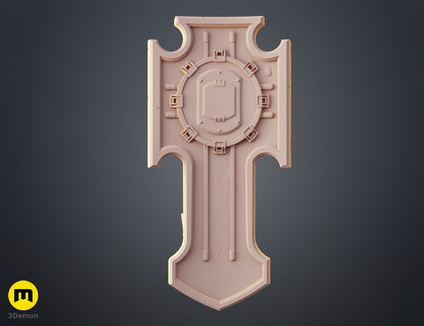 Space Marine Skeleton Storm Shield