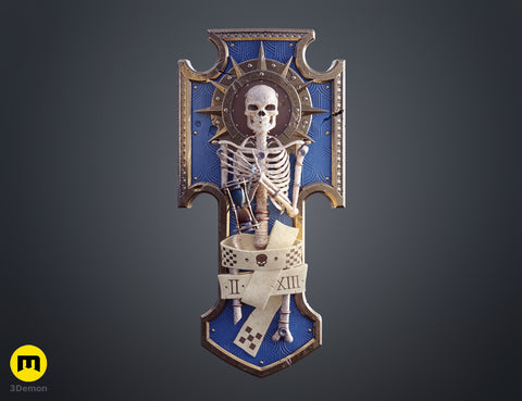 Space Marine Skeleton Storm Shield