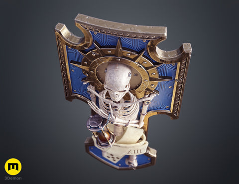 Space Marine Skeleton Storm Shield