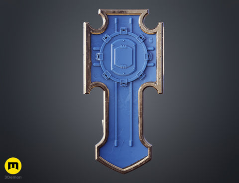 Space Marine Skeleton Storm Shield