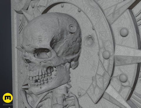 Space Marine Skeleton Storm Shield