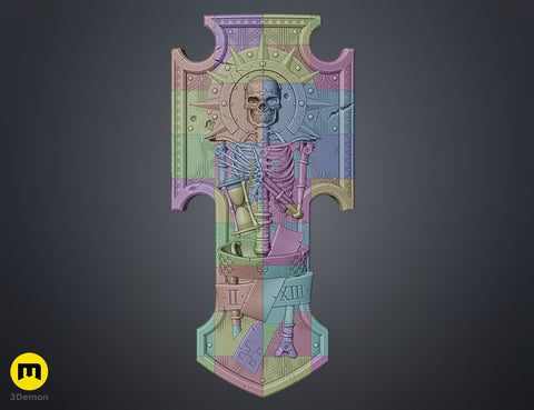 Space Marine Skeleton Storm Shield